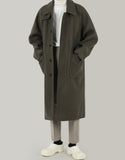 maxi Balmacaan coat