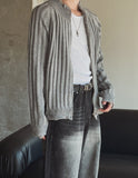 Todd Rib Knit Zip-up