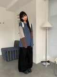 Honyu Color Matching Over Round Tee