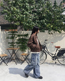 Keple Bijo Cargo Pocket Wide Denim Pants