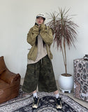 Perido Camo Bermuda Banding Pants