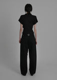 [ EEUN MADE ] Unbalance Shirring turtleneck Top