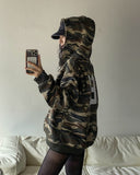 Roho Numbering Patch Overfit Hooded Zip-Up