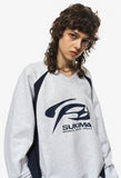 Schema Raglan Incision Sweatshirt