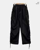 Meloteen Side Shirred Nylon Pants