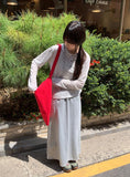 Sayu Stripe Button Hood Long Sleeves