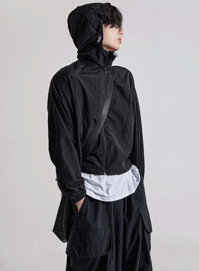 【COSYHARU】Core Gough Core Hood Windbreaker Crop COSYHARU (コシハル) - コアゴフコアフードウインドブレーカー