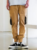 Double D-ring cargo jogger pants