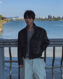 Torven Flap Leather Jacket