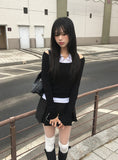 Lenon Pintuck Mini Pleated Skirt