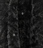 Robin black fur coat