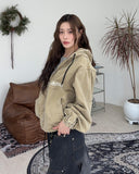 Dope Dyeing Embroidered Hood Jacket