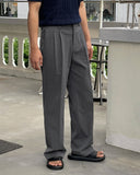 Bern pintuck wide slacks