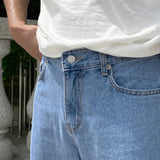 From Straight Denim Pants