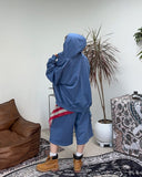 Diede Two Way Hooded Zip-Up