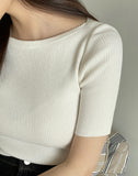Reclip Lip Neck Half Knit