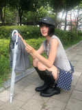 DOTTY MINI DENIM BAG