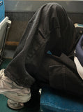 London wide banding cargo denim pants