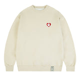Bear Heart Embroidery Sweatshirt