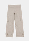 HEM BUTTON UTILITY CARGO PANTS