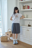 Miyucat Crop Short Sleeve Tee