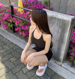 Cover Halter Neck Slim Sleeveless