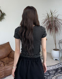 Rain Stripe Tension Short Sleeve