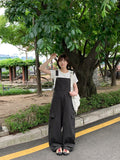Attle Overall Cotton Wide Pants