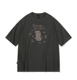 Rose Kitty Pigment Short Sleeve Tee
