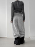 Madu Hairy Wide Fur Pants