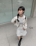Yeonu basic pin tuck pleated skirt