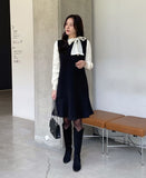 Shurea Wool Flare Mini One Piece