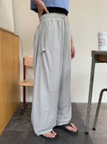 Pinjo Side Button String Banding Pants