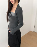 Bil Dot Square Stripe Warmer Long Sleeve T-Shirt