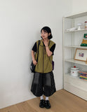 [Unisex] Shawnco Summer Glossy Color Matching Windbreaker