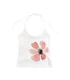 Anemone Print Halter Top