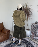 Kib Waterproof Shirring Wind Jacket