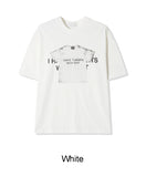 Riked Printing Short Sleeve T-Shirt