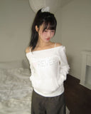 Baru Forever Off-Shoulder Sweatshirt