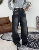 Kelon Pocket Washed Denim Pants