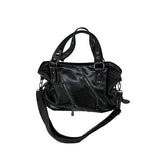Cardi Stud Double Zipper Shoulder Bag