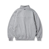 Small Logo Half Zip-Up Sweatshirt