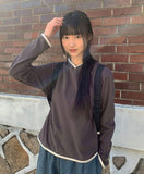[BAONHAUS] Crea Flower Layered Hoodie