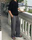 Venue Nylon Wide Banding Pants