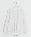 Gizeh Frill Ribbon Blouse