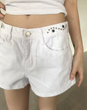 Boick Studded Cotton Shorts