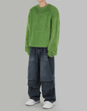 knick pintuck denim pants