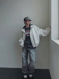 Inport Rivet Balloon Denim Pants