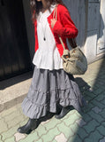 Ahiton Punching Round Neck Cardigan