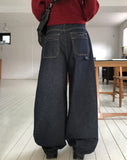 Curse Stitch Pocket Non-Fade Denim Pants